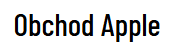 Obchod apple klient